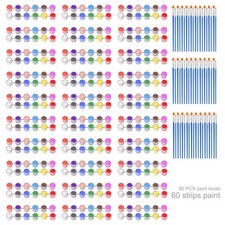New Yeeart 30Pack Mini Acrylic Paint Set 12 Colors Strips for Kids, 360 PCS Kids