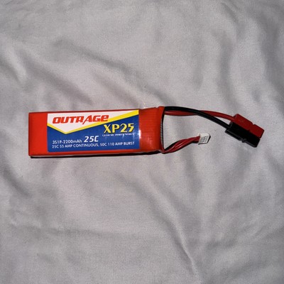 New Outrage 3s1p-2200mah 25c Battery Orig 59.99
