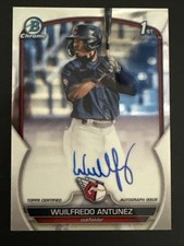 Wuilfredo Antunez 2023 Bowman Chrome Prospects 1st Bowman Auto Guardians 🔥
