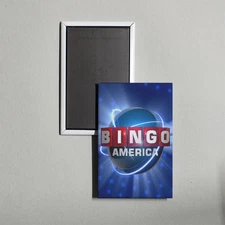 Bingo America Mini TV Show Poster Fridge Locker Magnet