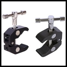 Super Clamp with 1/4 and 3/8 Thread for Photography,Camera Monitor, LED Light...