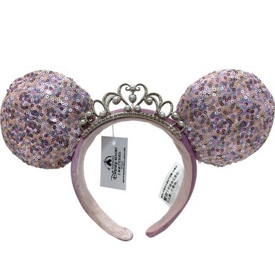Disney-Park's Sequin Minnie Mouse Ears Headbands Mickey Ears Headband US Stock