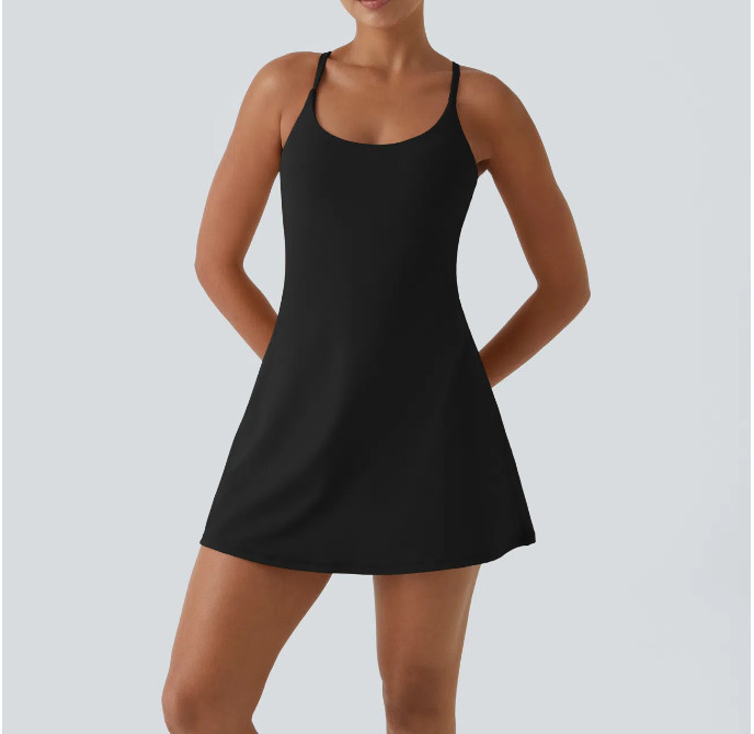 Halara Softlyzero Plush Backless Active Dress Eas… - image 1