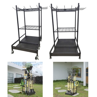 Gartenwerkzeug Organizer Aufbewahrung Halter Werkzeugständer Garage Hof Werkzeug Turm Regal