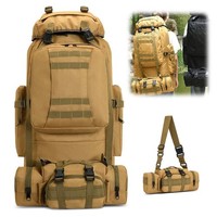100L Large Tactical Army Backpack Camping Hiking Outdoor Bag Travel Rucksack XXL
