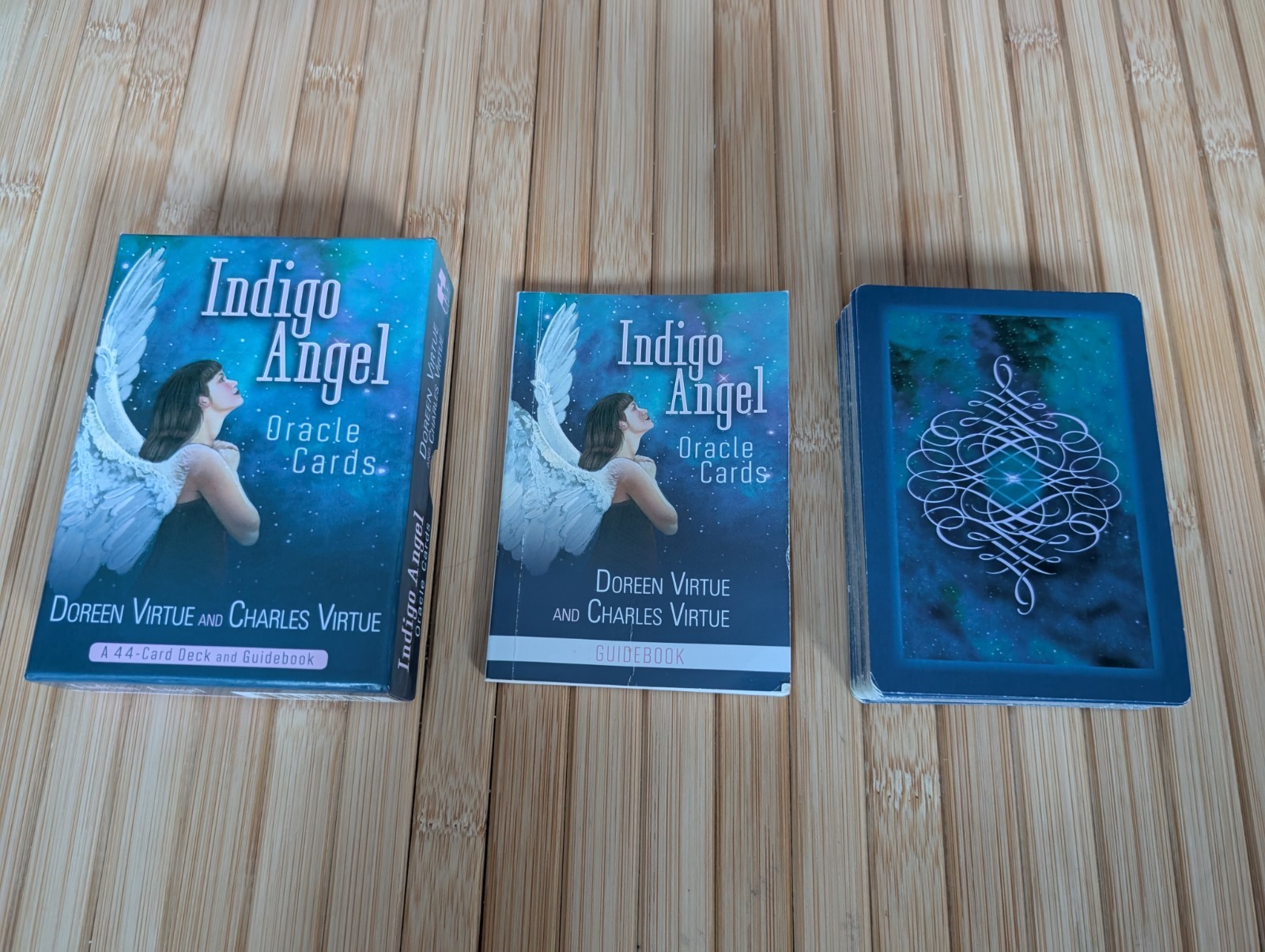Indigo Angel Oracle Cards Doreen & Charles Virtue A 44-Card Deck & Guidebook