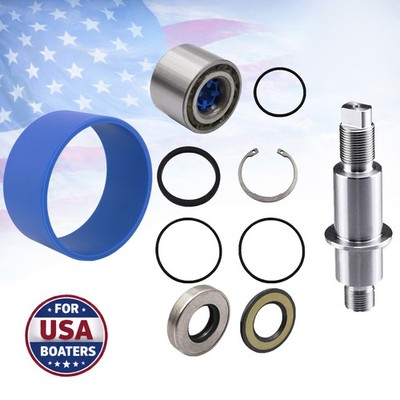 Jet Pump Bearing & Seal Rebuild Kit+SHAFT+Wear Ring for Sea Doo GTI 130 GTX 155
