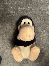 Vintage Opus Plush W/ Plaid Bow Tie by Dakin 1985 - 8 Inch - Bloom County EUC