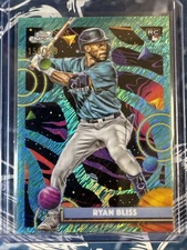 Ryan Bliss 2025 Topps Cosmic Chrome Aqua Shimmer Refractor /199 RC Mariners