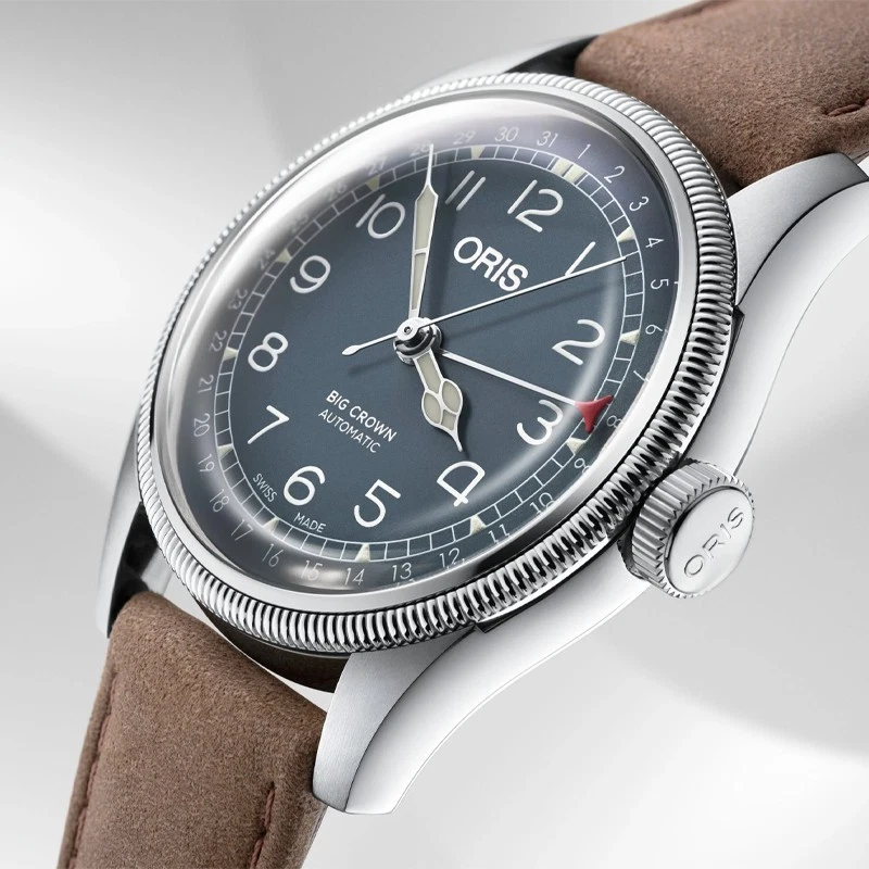 Oris  Big Crown Pointer 40mm Blue Dial Men's Watch 01 754 7785 4065-07 6 20 10 - Image 3 of 4