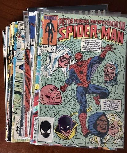 vintage marvel comic book lot 80s 90s Spider Man Woman Iron Man Comics