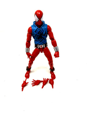 Marvel Legends Hasbro Rhino BAF Series Scarlet Spider Action Figure (6)