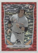 2014 Bowman Draft Red Ice 81/150 Casey Soltis #DP110 2f9