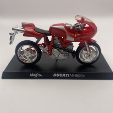 Maisto Ducati MH900e Red Motorcycle Motorbike with Stand 1:18