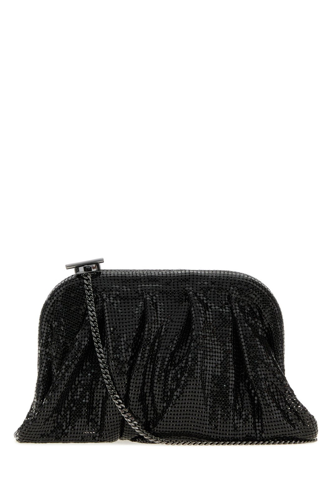 BENEDETTA BRUZZICHES Venus Small Black Clutch New