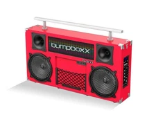 NEW Bumpboxx Freestyle V3S Bluetooth Boombox - Red