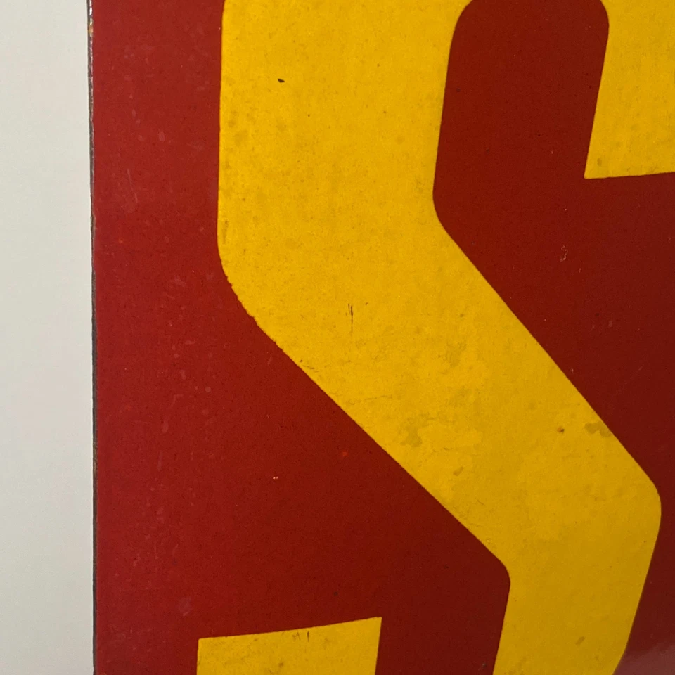 Shell Enamel Sign - 60x40cm (23.6x15.7") - Rare Vintage Nice Old-Looking Signage - Image 4 of 4