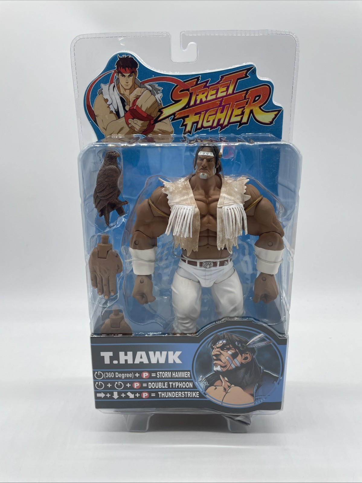 Street Fighter T. Hawk in White Costume Round 2 Action Figure SOTA Toys NEW #2