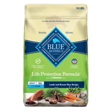Blue Buffalo Lamb & Brown Rice Recipe Small Breed Adult Dry Dog Food - 15lbs