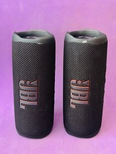 (Lot of 2) JBL Flip 6 Portable Rechargeable Bluetooth Speakers