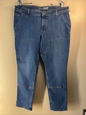 Carhartt Rugged Flex Relaxed Fit Double-Front Jean Size 14 Short BD5110-W New