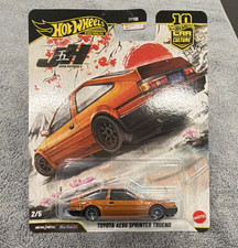 Hot Wheels Japan Historics 5 Toyota AE86 Sprinter Trueno Orange Black 1:64