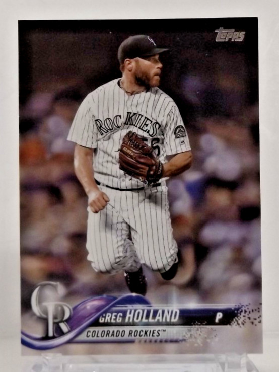 2018 Topps #269 - Greg Holland - Colorado Rockies - Near Mint