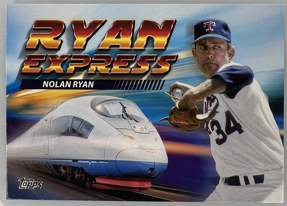 2023 Topps Update NOLAN EXPRESS #AKA-3 NOLAN RYAN Texas Rangers
