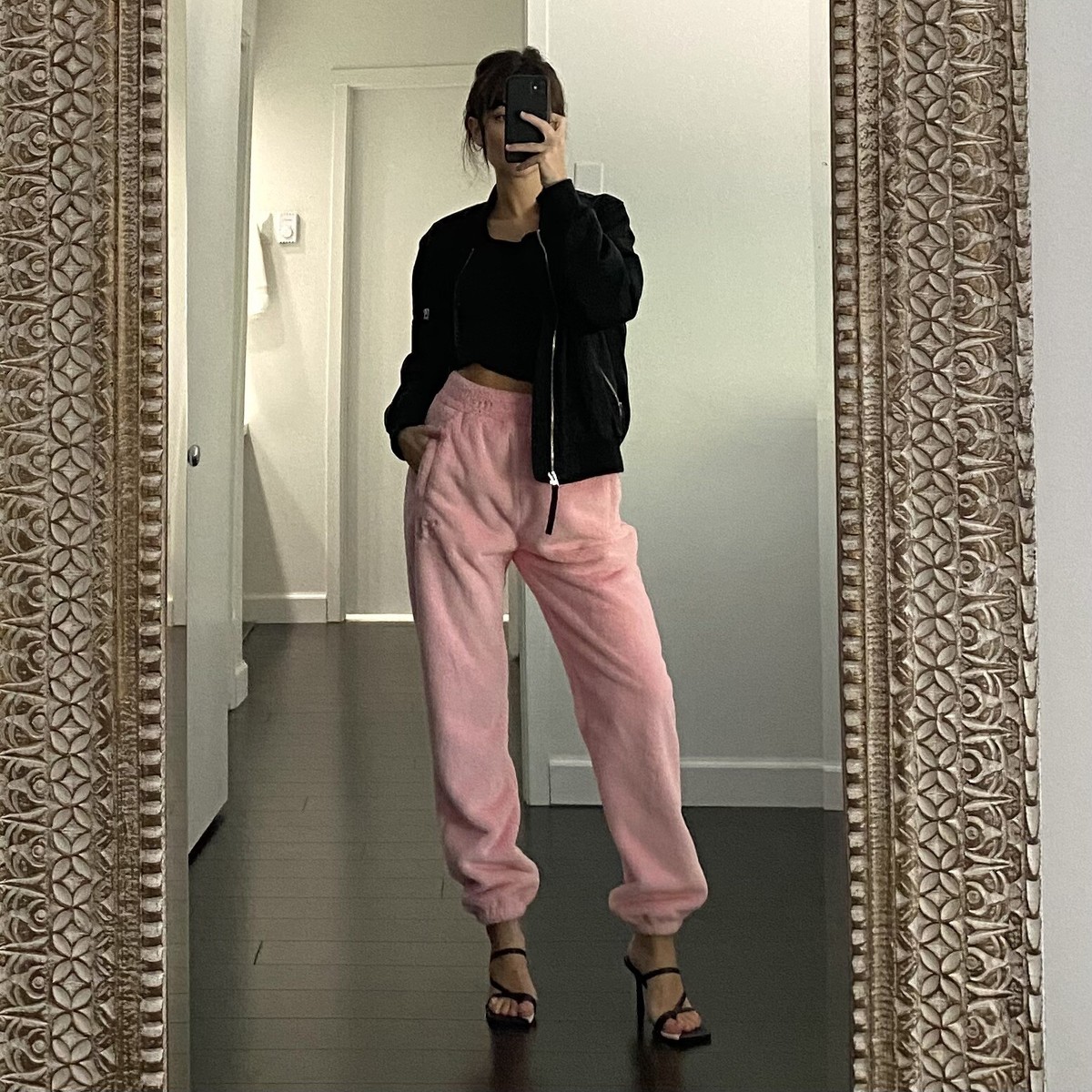 Juicy Couture X Apparis Nicole Faux Fur Track Pants Juicy