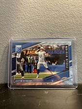JUSTIN HERBERT 2022 Panini Donruss Elite Football Field Vision #074/349 Chargers