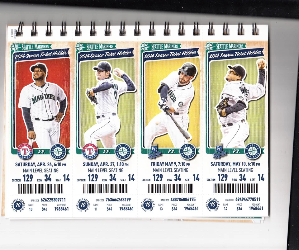 Seattle Mariners 2014 elige tu boleto de juego talón muchas fechas trucha iwakuma cano Foto 3 de 4