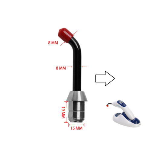 Dental 8mm Optic Fiber Light Guide Rod Curing Light Tip for Denjoy D5 D6 DY400-4 - Picture 1 of 5