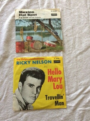 Ricky Nelson Bob Moore 2 Singles 7 Inch 45 U/min London
