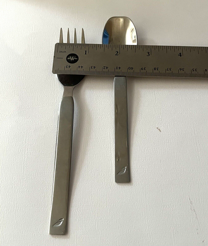 Vintage JAY INOX SPAIN Collectible Baby FORK & SPOON STAINLESS STEEL | eBay
