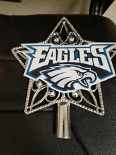Philedelphia Eagles inspired Christmas Tree Topper Top Ornament Ornaments NFL