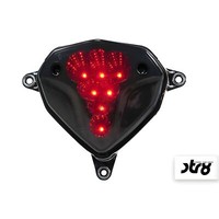RüCklicht STR8 Black Line Led Inkl. Blinkerfunktion Aerox / Nitro Ab 2013