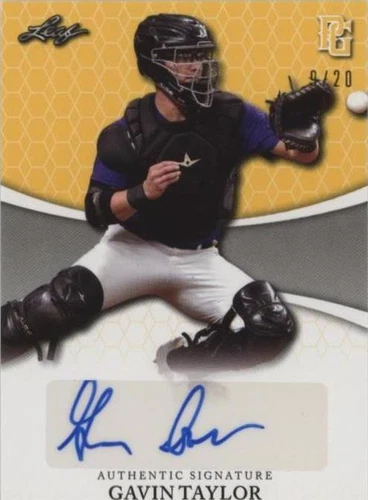 2022 Leaf Perfect Game National Showcase - Gavin Taylor #BA-GT1