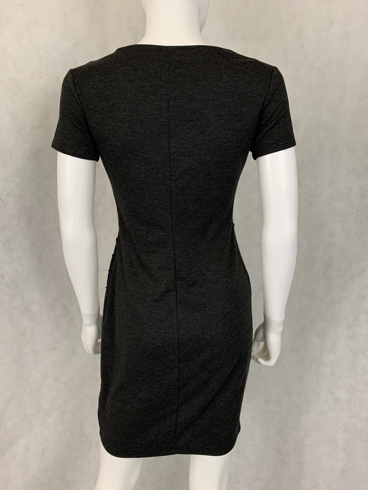 VETEMENTS Abito bodycon donna En Focus Studio TAGLIA 4 grigio antracite