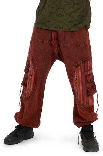 Unisex Stonewash Hippy Jean Trousers, Mens Hippie Festival Pants, Nepali Jeans - Picture 17 of 47