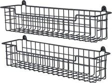 Spice Rack Organizer Wall Mount Organization Storage Shelf for Cabinet Door 2