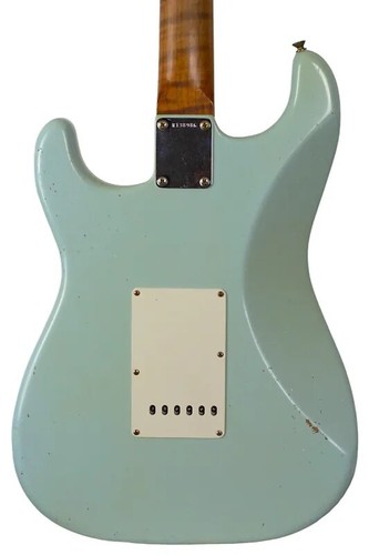 Guitarra Eléctrica Dennis Galuszka Roasted '59 ST Journeyman Envejecido Sonic Blue PI - Imagen 3 de 6