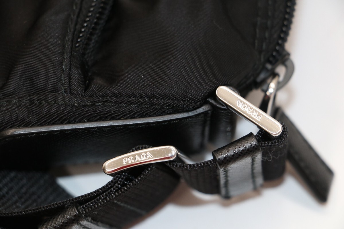 PRADA｜MESSENGERBAGS (1BC421 RV44 F0002) Prada Re-Nylon Messenger Bag Crossbody Unisex 1BC421 - Black
