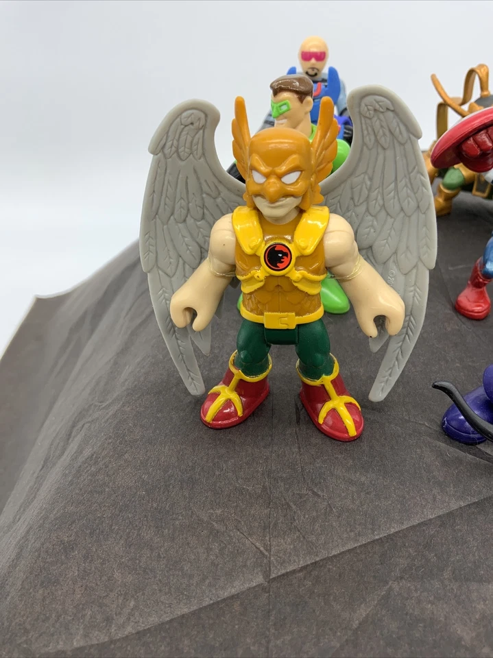 Figura de acción Capitán América, Loki Marvel Super Hero Squad 2009 Hasbro lote de 7 Foto 3 de 4