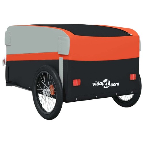 Folding Bicycle Cargo Storage Cart and Luggage Trailer with Hitch a J9Y9 - Picture 6 of 12