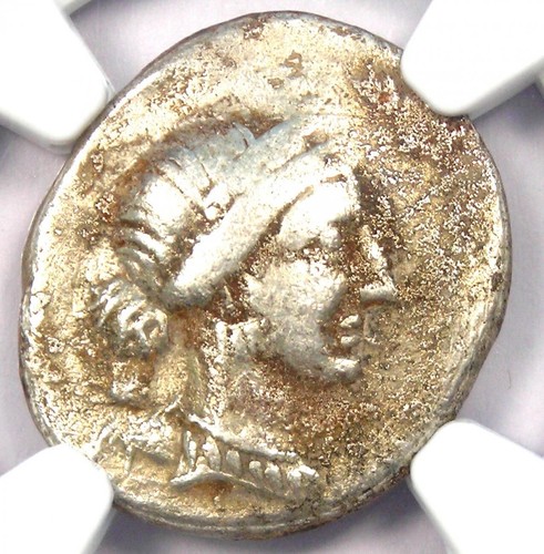 Julius Caesar AR Denarius Silver Venus Coin 46 BC - Certified NGC VF - Picture 5 of 5