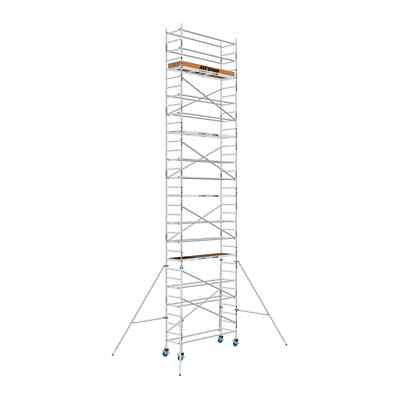 ASC Rollgerüst, Fahrgerüst Alu | Arbeitshöhe 11,3 m | Quick Lock, Breite 75 cm