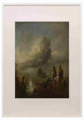 Philips Wouwermans Two Vedettes On The Watch By A3 A4 Framed Print Pic
