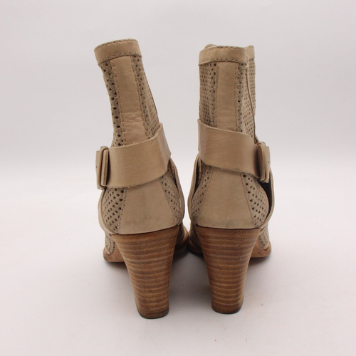 Aquatalia by Marvin K Fawn Women's US 6.5 Western Beige Nubuck Leather Bootie - Picture 5 of 11