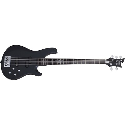 Schecter Johnny Christ 5 Bass Satin Black SBK 5-String Bass - New + Free Gig Bag
