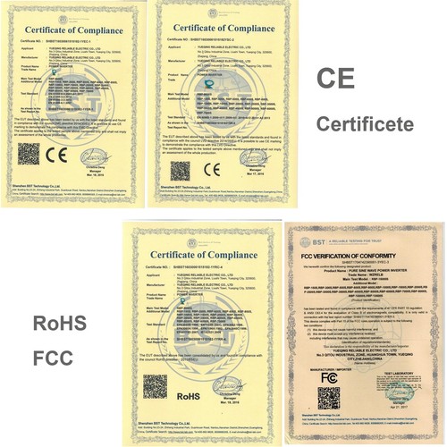 1500W Reiner Sinus Wechselrichter 48V auf 110V 220V Off Grid Power Fernschalter Camp - Bild 12 von 12